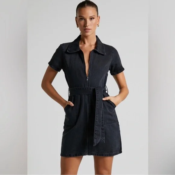 Kaisei Jigging White Fox Boutique Denim Dress Dresses Showpo Nandini Denim  Dress Poshmark
